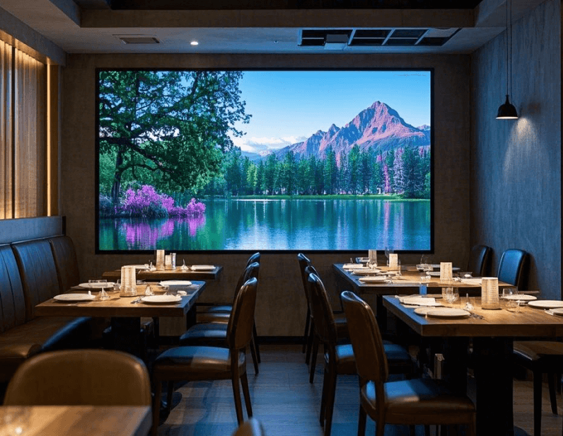 led display board for restaurant